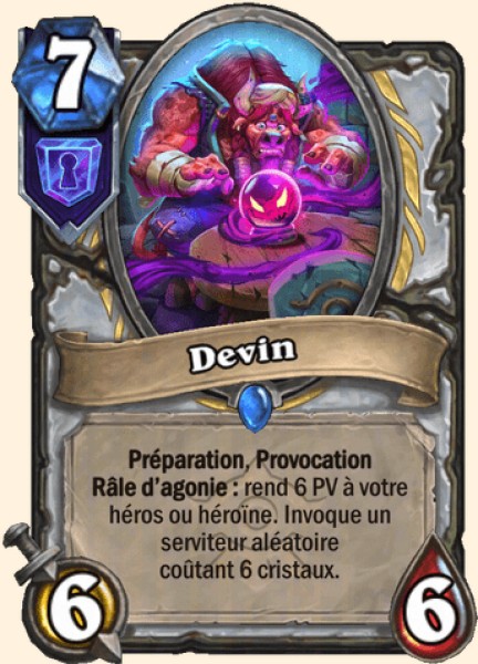 Devin carte Hearhstone