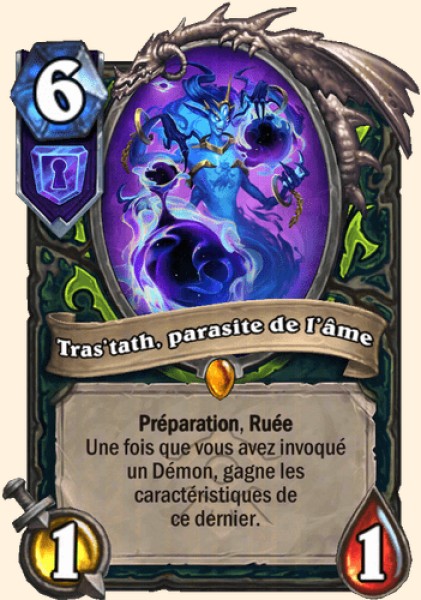 Tras'tath, parasite de l'âme carte Hearthstone