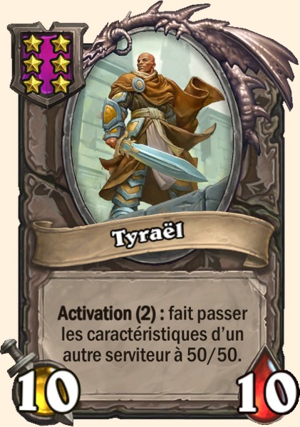 Tyraël carte Hearhstone