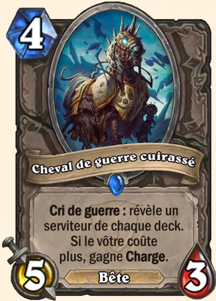 Armored Warhorse carte Hearhstone