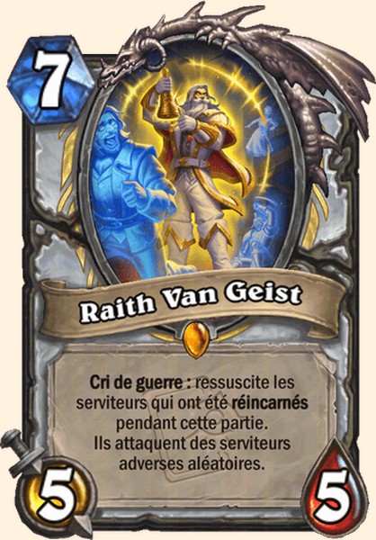Raith Van Geist carte Hearhstone
