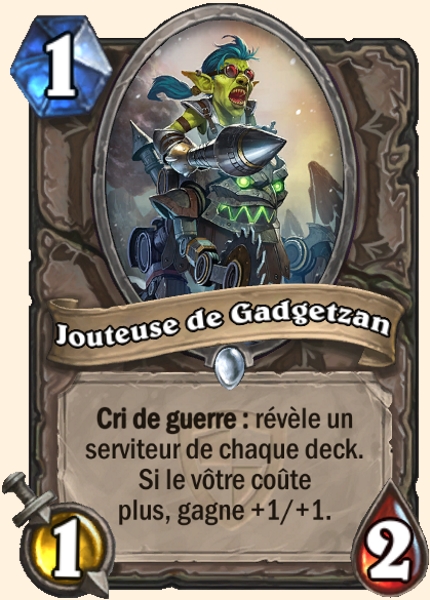 Gadgetzan Jouster carte Hearhstone