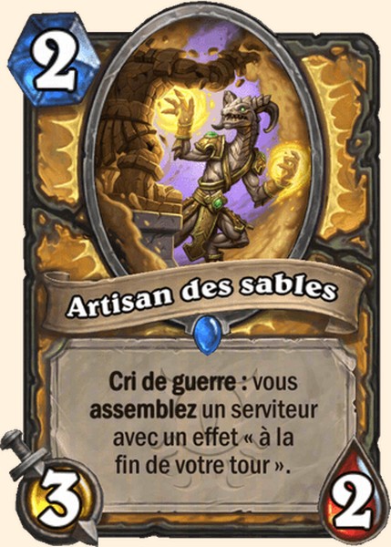 Artisan des sables carte Hearhstone