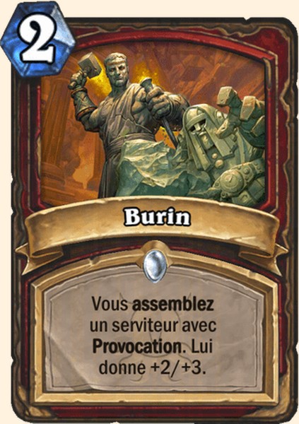Burin carte Hearhstone