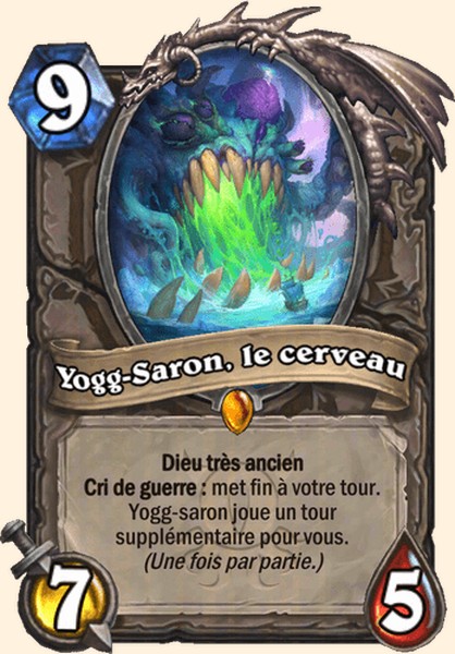 Yogg-Saron, le cerveau carte Hearhstone