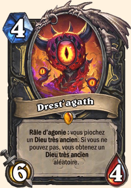 Drest’agath carte Hearhstone
