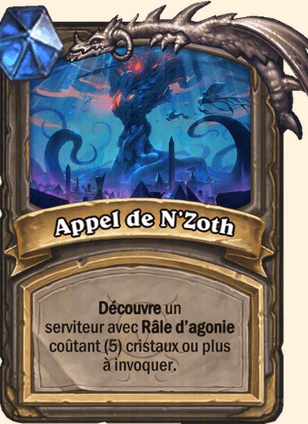 Appel de N’Zoth carte Hearhstone