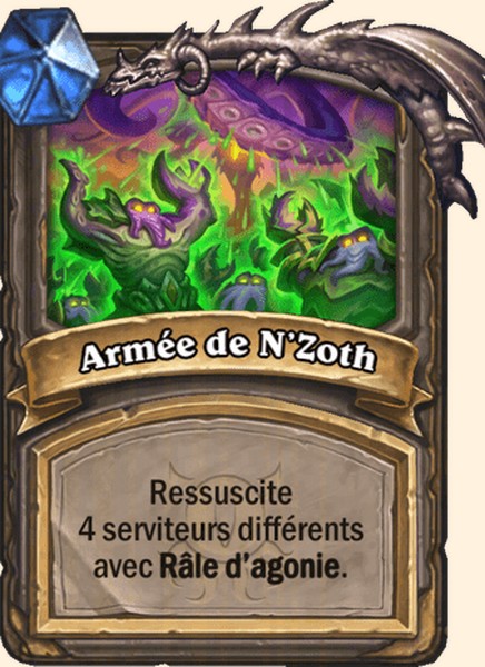 Armée de N’Zoth carte Hearhstone