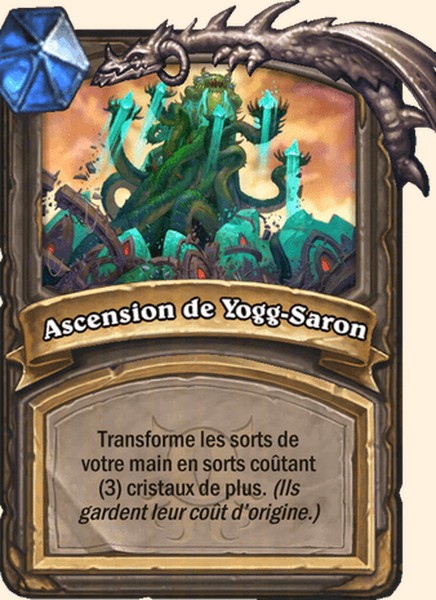 Ascension de Yogg-Saron carte Hearhstone