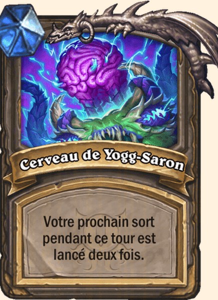 Cerveau de Yogg-Saron carte Hearhstone