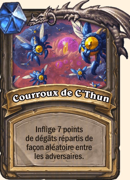 Courroux de C’Thun carte Hearhstone