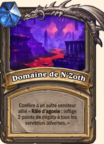 Domaine de N’Zoth carte Hearhstone