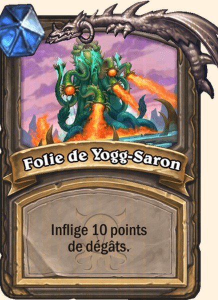 Folie de Yogg-Saron carte Hearhstone