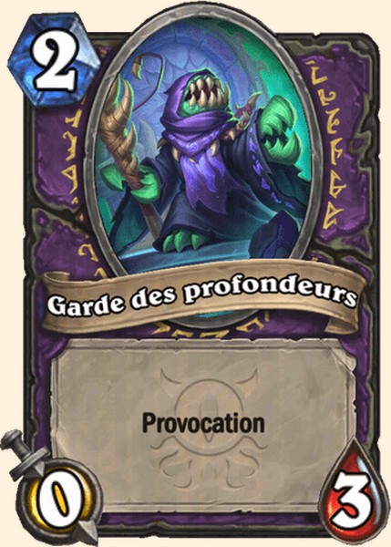 Garde des profondeurs carte Hearhstone