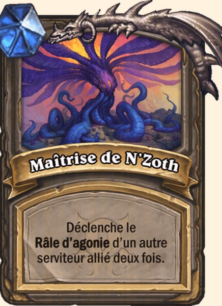 Maîtrise de N’Zoth carte Hearhstone
