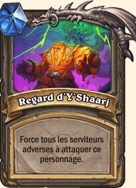 Regard d’Y’Shaarj carte Hearhstone
