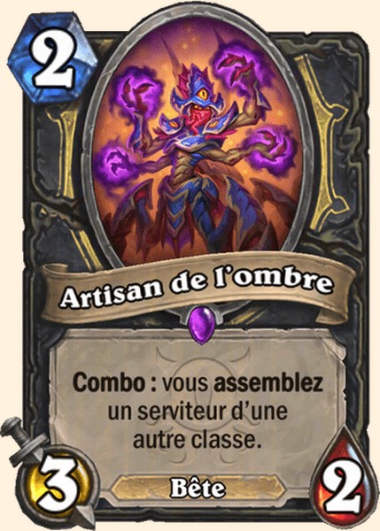 Artisan de l’ombre carte Hearhstone