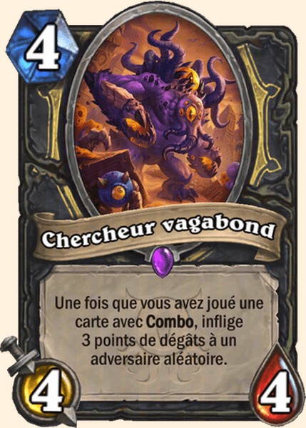 Chercheur vagabond carte Hearhstone