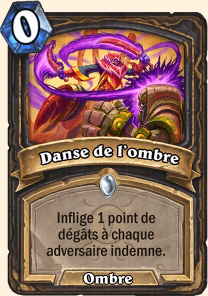 Danse de l’ombre carte Hearhstone