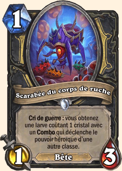 Scarabée du corps de ruche carte Hearhstone