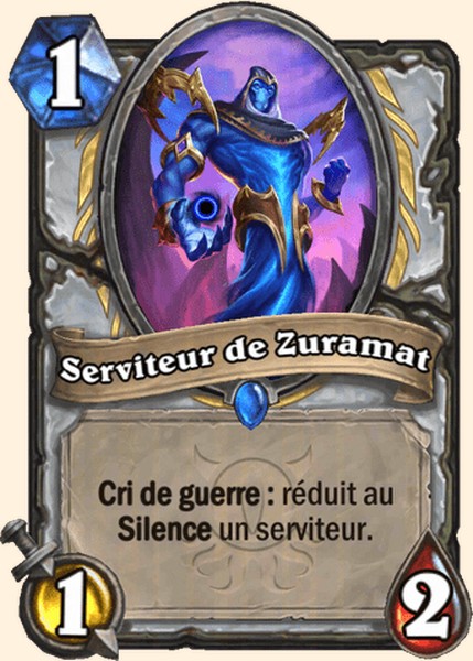 Serviteur de Zuramat carte Hearhstone