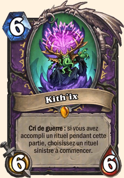 Kith’ix carte Hearhstone