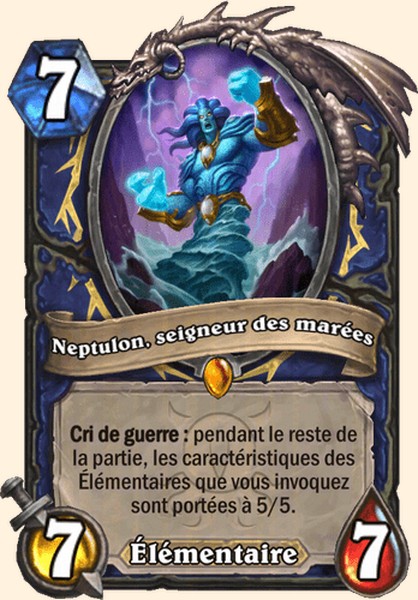 Neptulon, seigneur des marées carte Hearhstone