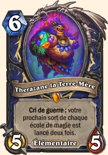 Therazane la Terre-Mère carte Hearhstone