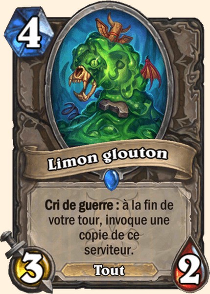 Limon glouton carte Hearhstone