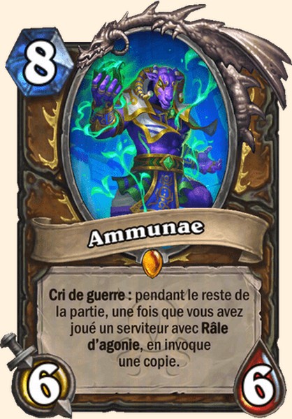 Ammunae carte Hearhstone