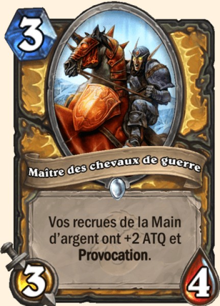 Warhouse Trainer carte Hearhstone