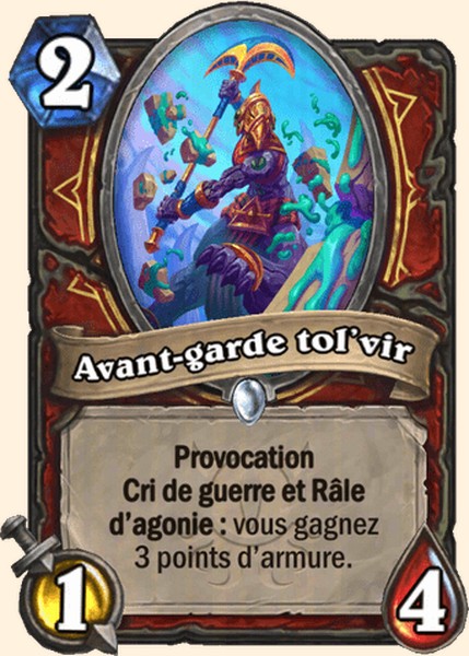 Avant-garde tol’vir carte Hearhstone