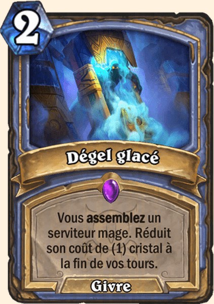 Dégel glacé carte Hearhstone