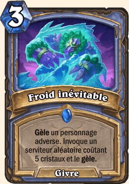 Froid inévitable carte Hearhstone