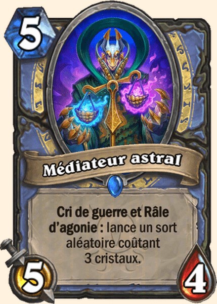 Médiateur astral carte Hearhstone