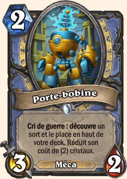 Porte-bobine carte Hearhstone