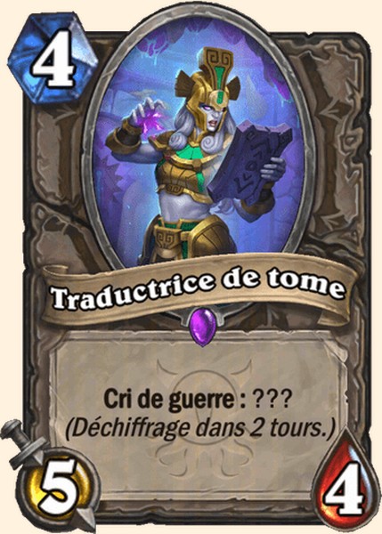 Traductrice de tome carte Hearhstone