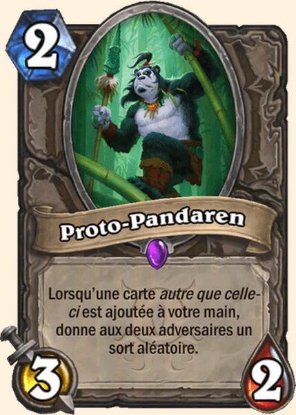 Proto-Pandaren carte Hearhstone