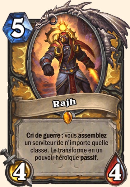 Rajh carte Hearhstone
