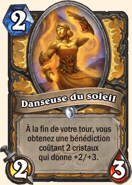 Danseuse du soleil carte Hearhstone