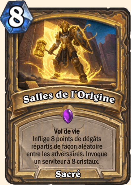 Salles de l’Origine carte Hearhstone