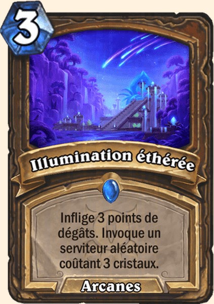 Illumination éthérée carte Hearhstone