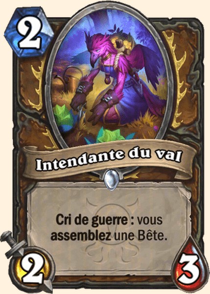 Intendante du val carte Hearhstone