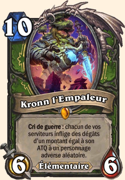 Kronn l’Empaleur carte Hearhstone