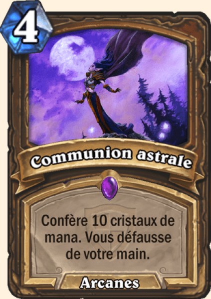 Astral Communion carte Hearhstone