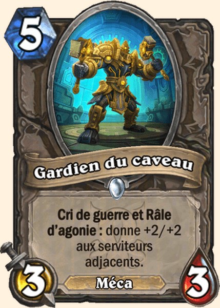 Gardien du caveau carte Hearhstone