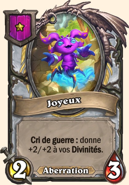 Joyeux carte Hearhstone