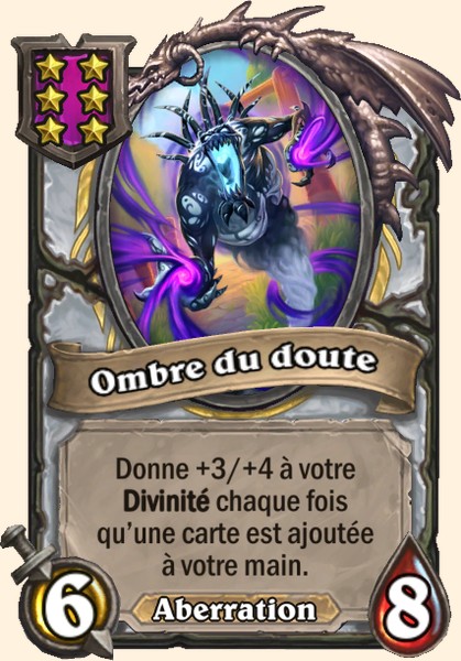 Ombre du doute carte Hearhstone