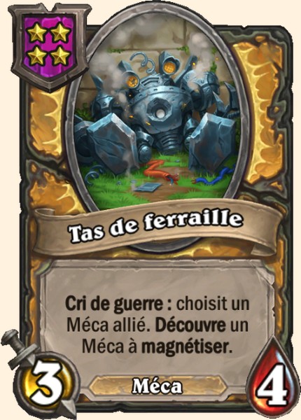 Tas de ferraille carte Hearhstone