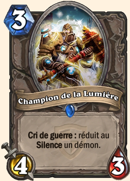 Holy Knight carte Hearhstone